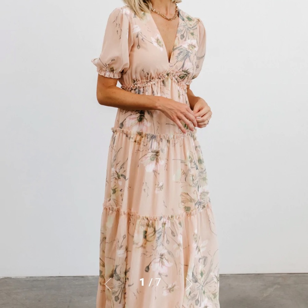 Floral Baltic born maxi